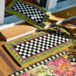 MacKenzie-Childs Courtly Check Entrance Mat< Outdoor|Rugs