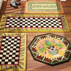 MacKenzie-Childs Courtly Check Entrance Mat< Outdoor|Rugs