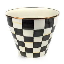 MacKenzie-Childs Courtly Check Extra Large Garden Pot< Spring|Outdoor