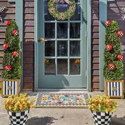 MacKenzie-Childs Courtly Check Extra Large Garden Pot< Spring|Outdoor