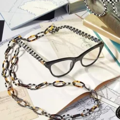 MacKenzie-Childs Courtly Check Eyeglasses Chain< Accessories