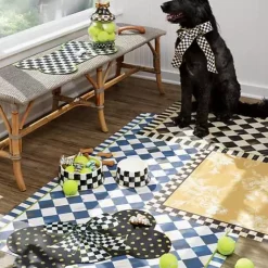 MacKenzie-Childs Courtly Check Floor Mat - 2' x 3'< Rugs