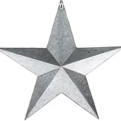 MacKenzie-Childs Courtly Check Galvanized Barn Star Wall Decor< Spring|Outdoor
