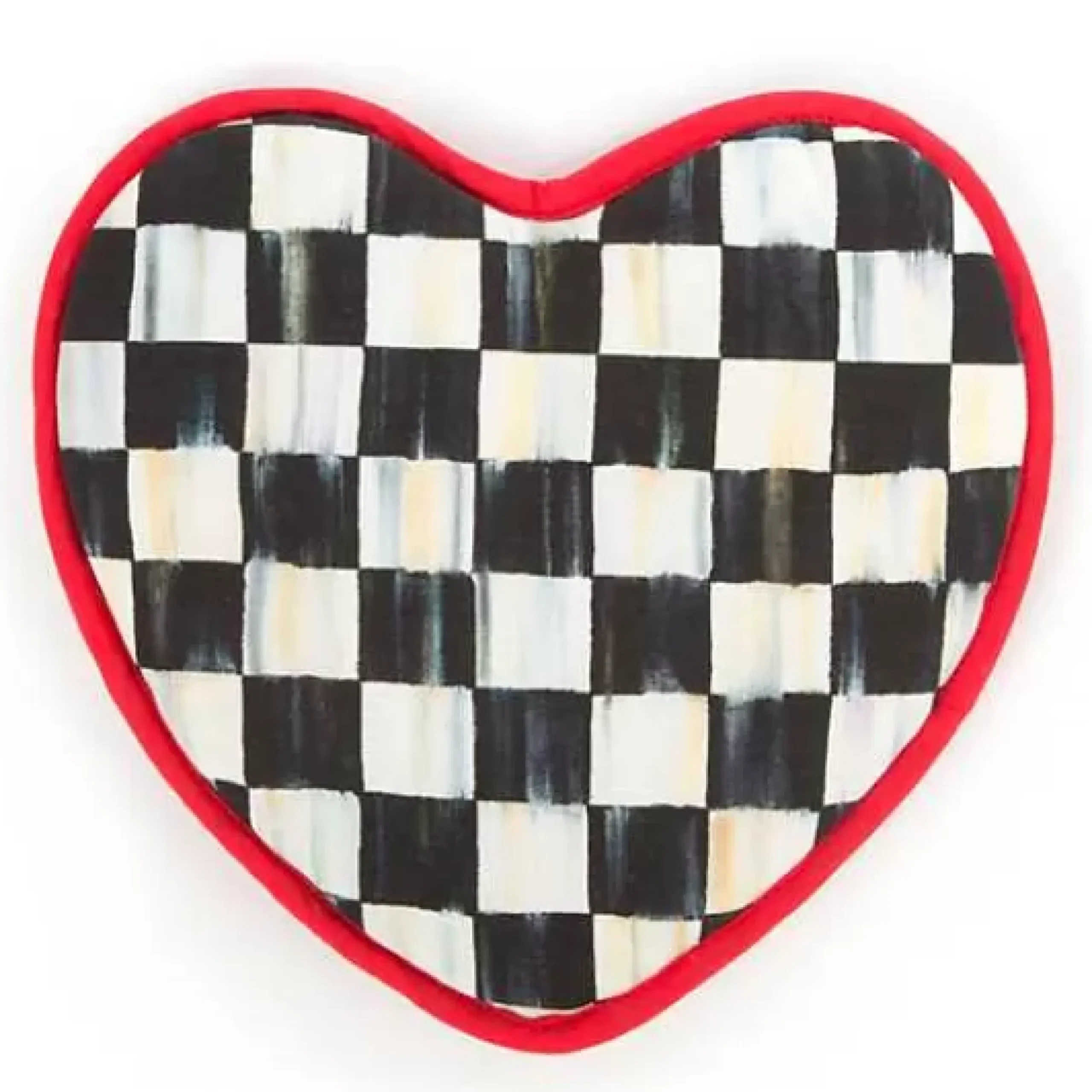 MacKenzie-Childs Courtly Check Heart Potholder< Kitchen & Table Linens