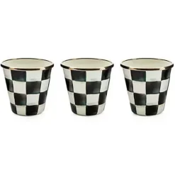MacKenzie-Childs Courtly Check Herb Pots, Set of 3< Spring|The Fall Shop