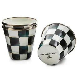 MacKenzie-Childs Courtly Check Herb Pots, Set of 3< Spring|The Fall Shop