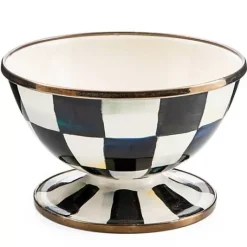 MacKenzie-Childs Courtly Check Ice Cream Dish< Dinnerware & Flatware