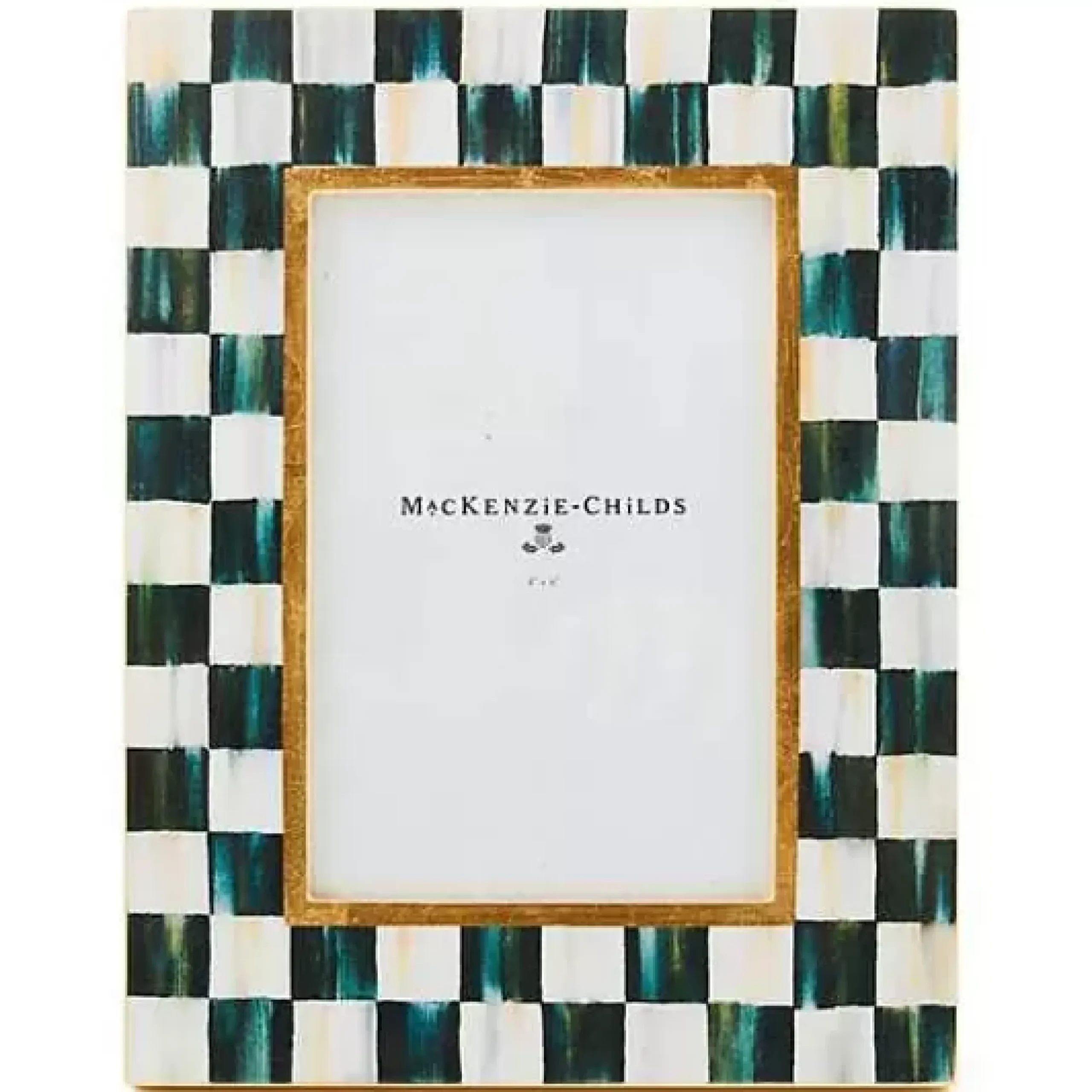 MacKenzie-Childs Courtly Check Lacquer 4 x 6 Frame< Room Accents