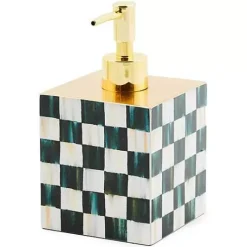 MacKenzie-Childs Courtly Check Lacquer Soap Pump< Bath & Bath Accessories