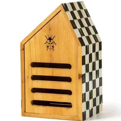 MacKenzie-Childs Courtly Check Ladybug House< Spring|Outdoor