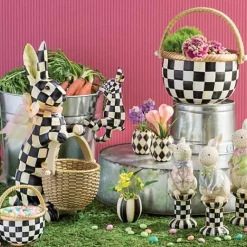 MacKenzie-Childs Courtly Check Large Basket< Easter|Spring