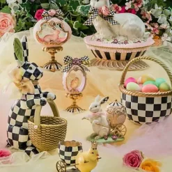 MacKenzie-Childs Courtly Check Large Basket< Easter|Spring