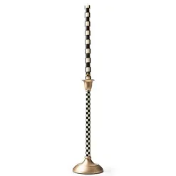 MacKenzie-Childs Courtly Check Large Candlestick< Candles & Fragrances|Room Accents