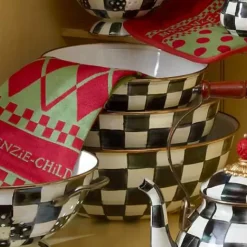 MacKenzie-Childs Courtly Check Large Everyday Bowl< Fall Entertaining|Serveware