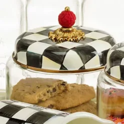 MacKenzie-Childs Courtly Check Large Kitchen Canister< Room Accents