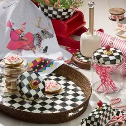 MacKenzie-Childs Courtly Check Large Kitchen Canister< Room Accents