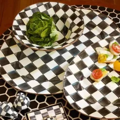MacKenzie-Childs Courtly Check Large Oval Platter< Bar Entertaining|Serveware
