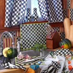 MacKenzie-Childs Courtly Check Large Salt  Pepper Shakers< Table Accessories|Serveware