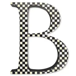 MacKenzie-Childs Courtly Check Letter - B< Room Accents