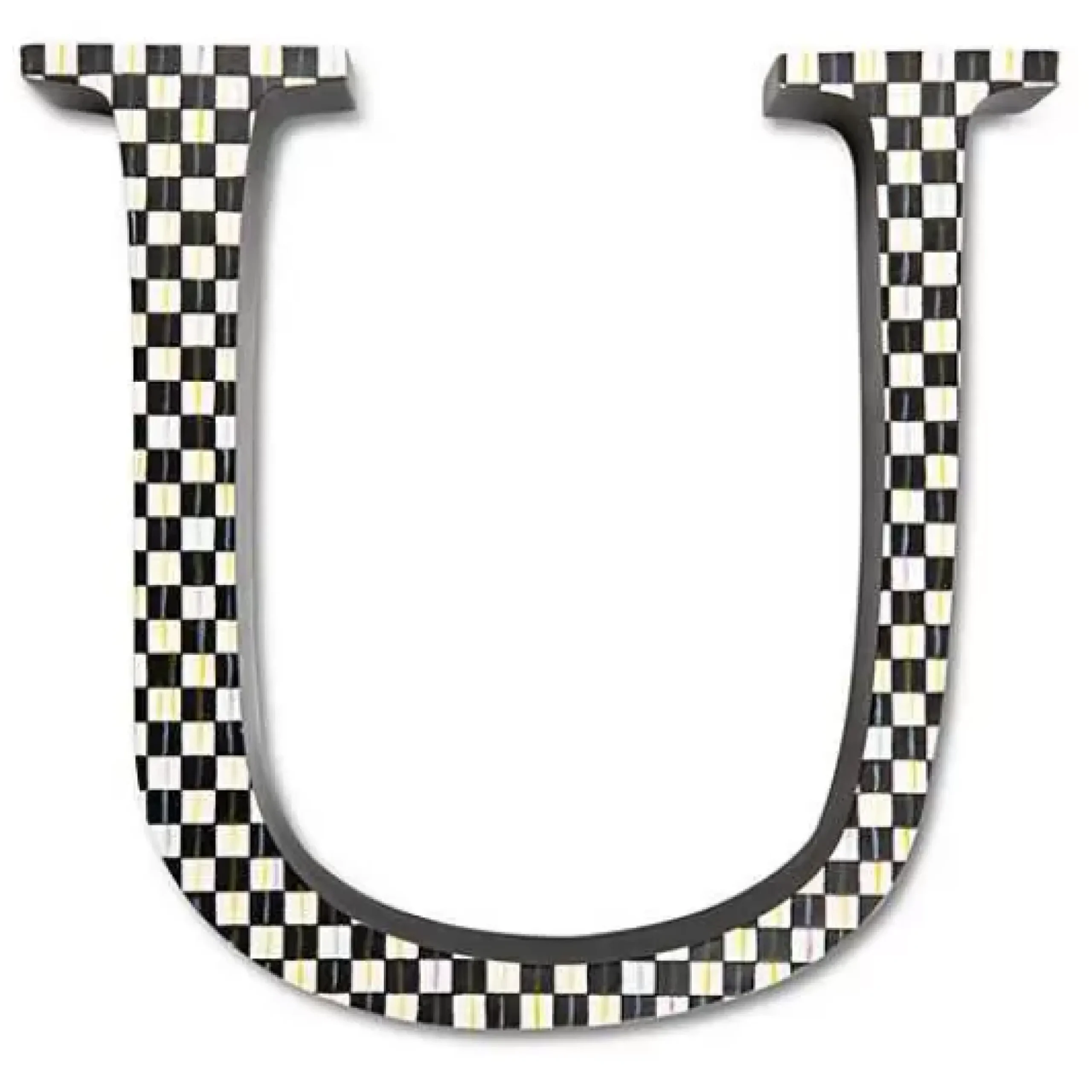 MacKenzie-Childs Courtly Check Letter - U< Room Accents