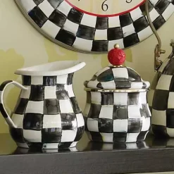 MacKenzie-Childs Courtly Check Lidded Sugar Bowl< The Coffee Shop|Serveware