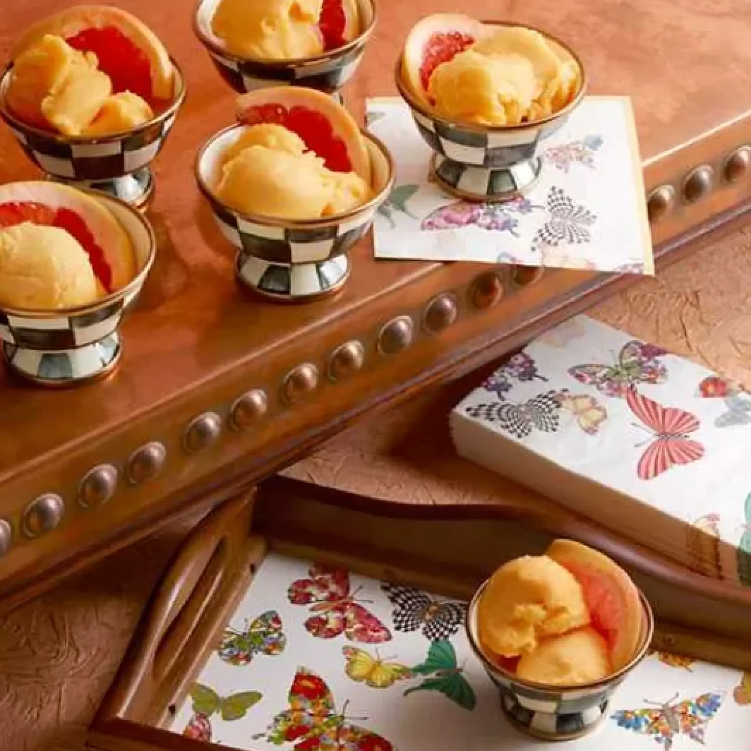 MacKenzie-Childs Courtly Check Little Sugar Bowl< The Coffee Shop|Serveware