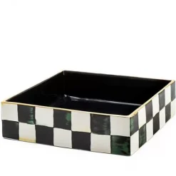 MacKenzie-Childs Courtly Check Luncheon Napkin Holder< Table Accessories|Serveware