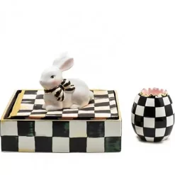 MacKenzie-Childs Courtly Check Luncheon Napkin Holder< Table Accessories|Serveware