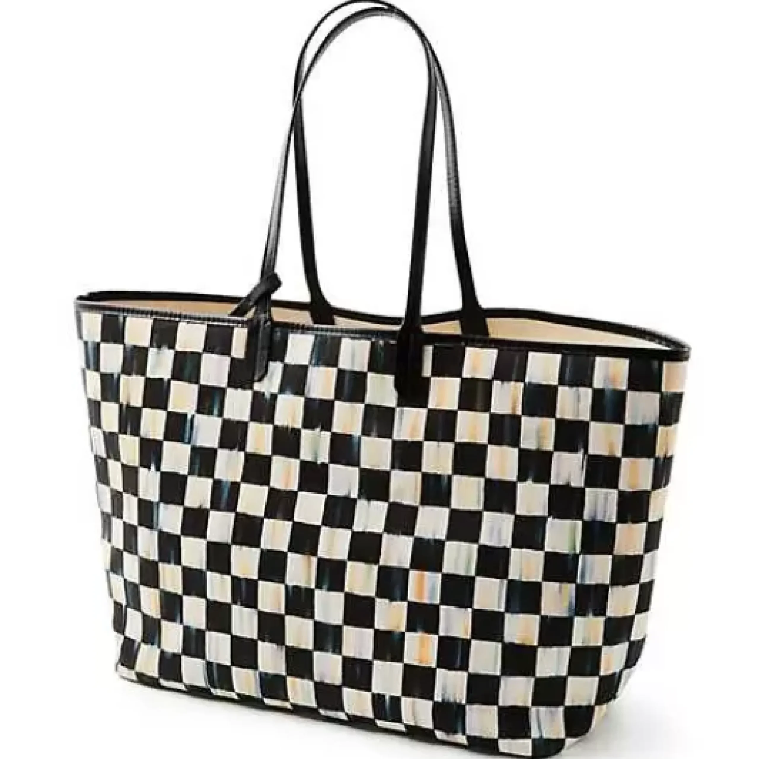 MacKenzie-Childs Courtly Check Marche Large Tote< Accessories