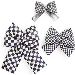 MacKenzie-Childs Courtly Check Medium Bow< Room Accents|Finishing Touches