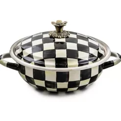 MacKenzie-Childs Courtly Check Medium Casserbole< Cookware & Bakeware