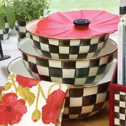 MacKenzie-Childs Courtly Check Medium Everyday Bowl< Serveware