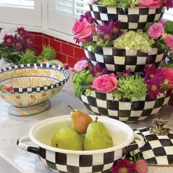 MacKenzie-Childs Courtly Check Medium Everyday Bowl< Serveware