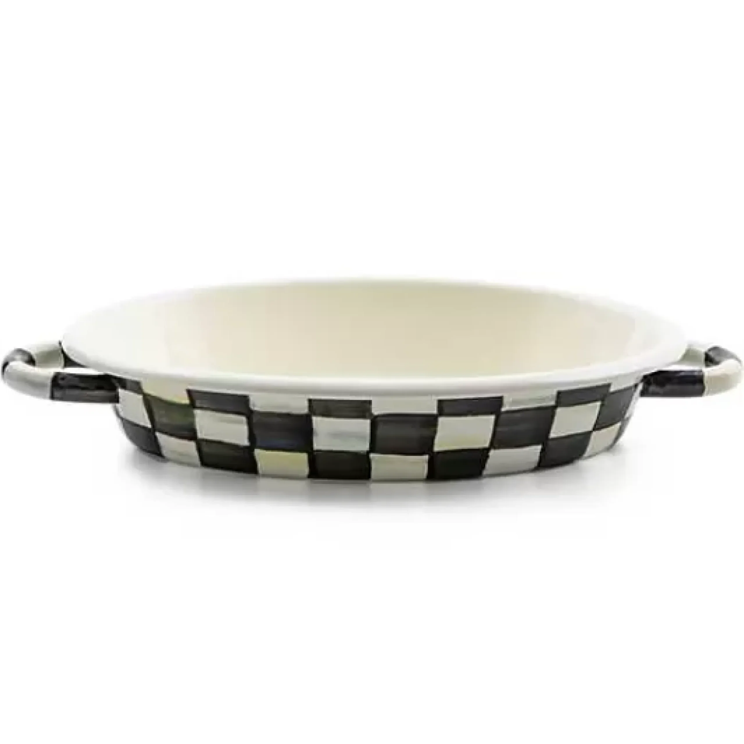 MacKenzie-Childs Courtly Check Medium Oval Gratin Dish< Fall Entertaining|Cookware & Bakeware