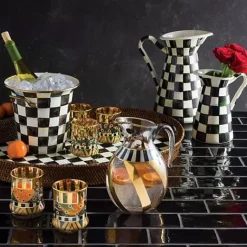 MacKenzie-Childs Courtly Check Medium Practical Pitcher< Bar Entertaining|Serveware