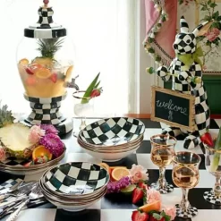 MacKenzie-Childs Courtly Check Menu Rabbit< Easter|Spring
