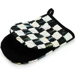 MacKenzie-Childs Courtly Check Mini Oven Mitt< Fall Entertaining|Kitchen & Table Linens