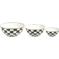 MacKenzie-Childs Courtly Check Mixing Bowls, Set of 3< Kitchen & Dining Sets|Serveware