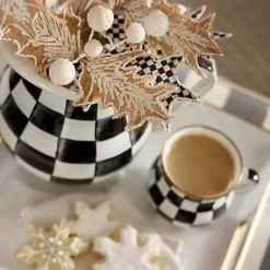 MacKenzie-Childs Courtly Check Mug< The Coffee Shop|Fall Entertaining