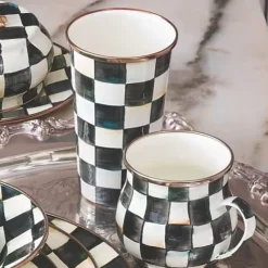 MacKenzie-Childs Courtly Check Mug< The Coffee Shop|Fall Entertaining