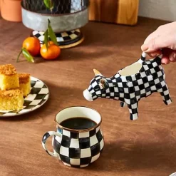 MacKenzie-Childs Courtly Check Mug< The Coffee Shop|Fall Entertaining