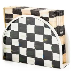 MacKenzie-Childs Courtly Check Napkin Holder< Serveware