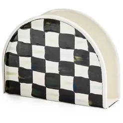 MacKenzie-Childs Courtly Check Napkin Holder< Serveware