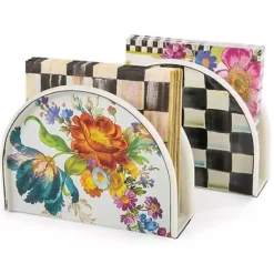 MacKenzie-Childs Courtly Check Napkin Holder< Serveware