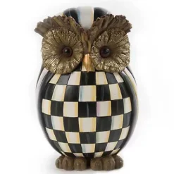 MacKenzie-Childs Courtly Check Owl< The Halloween Shop|The Fall Shop