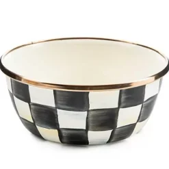 MacKenzie-Childs Courtly Check Pinch Bowl< Bar Entertaining|Serveware