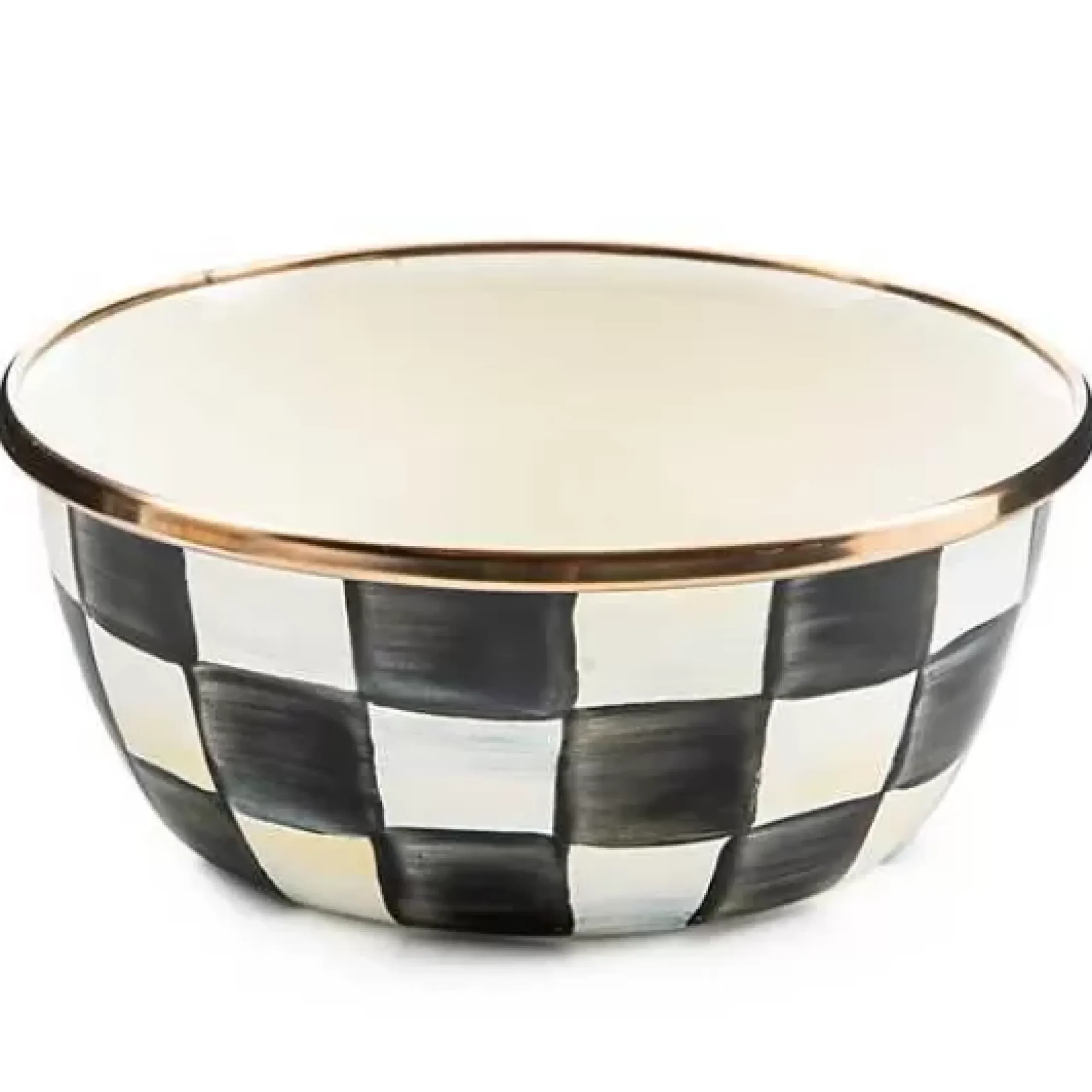MacKenzie-Childs Courtly Check Pinch Bowl< Bar Entertaining|Serveware
