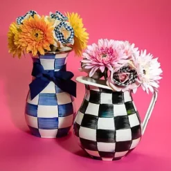 MacKenzie-Childs Courtly Check Pitcher< Serveware|Bar Entertaining