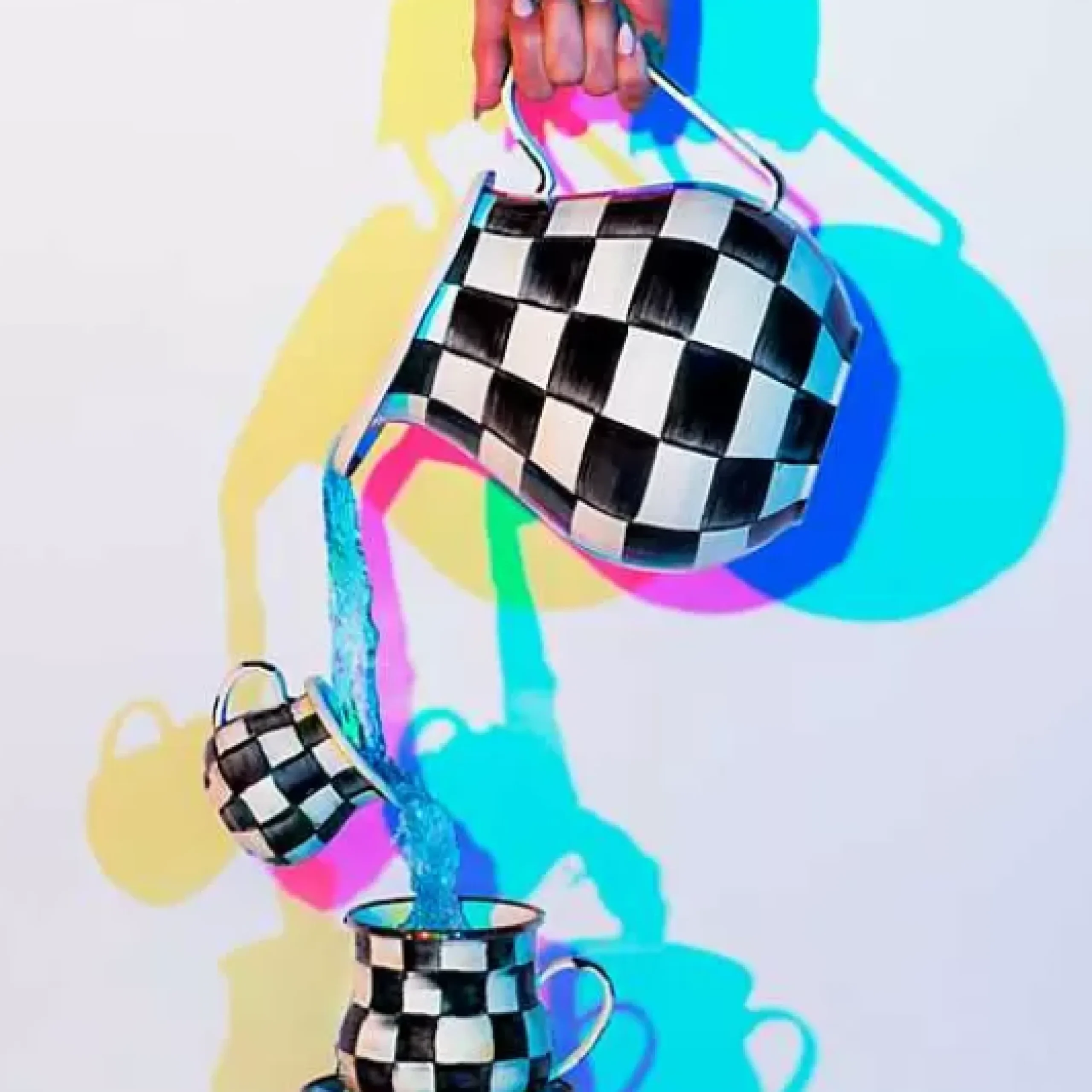 MacKenzie-Childs Courtly Check Pitcher< Serveware|Bar Entertaining