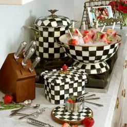 MacKenzie-Childs Courtly Check Recipe Box< Kitchen Storage & Organization